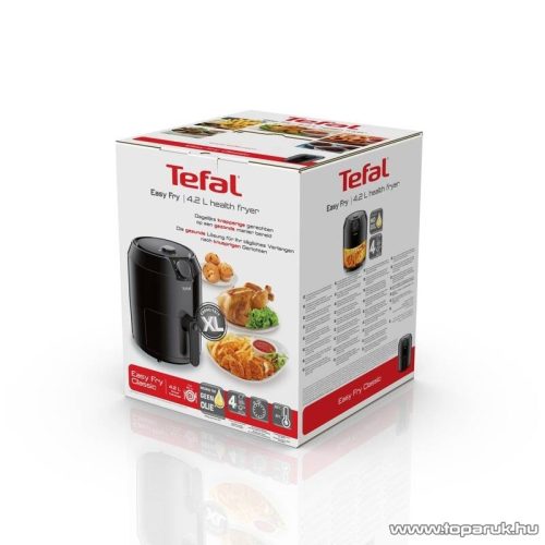 Tefal EY201815 Easy Fry Classic XL Air Fryer forrólevegős olajsütő, 4.3 literes, 1.2 kg, 1500W