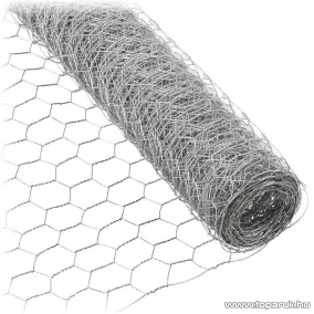   Csibefonat horganyzott vashuzalból, 50 cm magas, 1,3 cm osztással, 25 fm / tekercs
