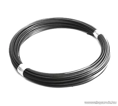 Félkemény feszítőhuzal, fémszínű, 3,1 mm huzalvastagság (kályhás drót, kályhás huzal) (6 kg / 100 fm)