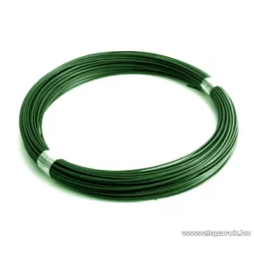   PVC feszítő lágyhuzal, zöld, 2,5 / 3,1 mm huzalvastagság