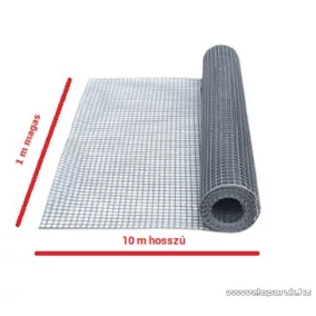   Rosta fémszövet horganyzott vashuzalból (Fémháló), 10 m / tekercs