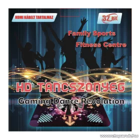  Gaming Dance Revolution PC-re és TV-re csatlakoztatható táncszőnyeg, HD felbontás