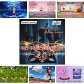   Gaming Dance Revolution PC-re és TV-re csatlakoztatható táncszőnyeg, HD felbontás