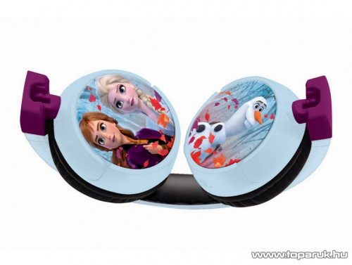 Lexibook 2 az 1-ben Jégvarázs vezeték nélküli Bluetooth és vezetékes összecsukható fejhallgató