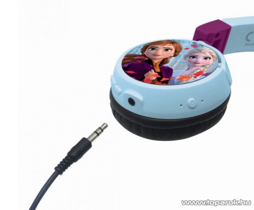 Lexibook 2 az 1-ben Jégvarázs vezeték nélküli Bluetooth és vezetékes összecsukható fejhallgató