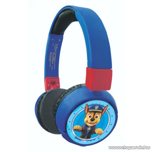 Lexibook 2 az 1-ben Mancs Őrjárat vezeték nélküli Bluetooth és vezetékes összecsukható fejhallgató