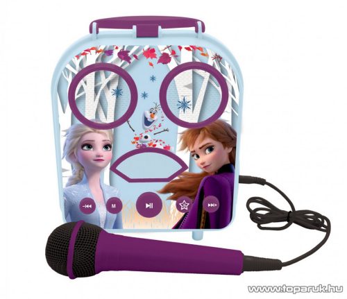 Lexibook Disney Jégvarázs hordozható karaoke hangszóró mikrofonnal