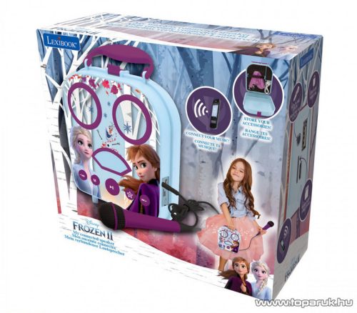 Lexibook Disney Jégvarázs hordozható karaoke hangszóró mikrofonnal