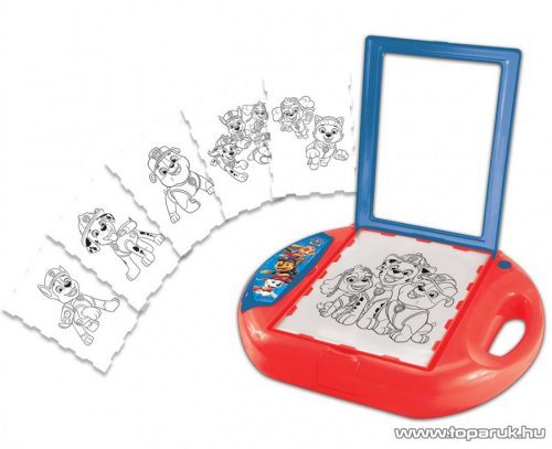 Lexibook Mancs Őrjárat rajzoló projektor, rajztábla sablonokkal és nyomdákkal