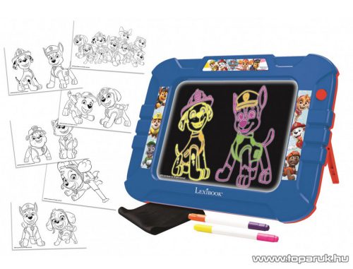 Lexibook Mancs Őrjárat világító neon rajztábla