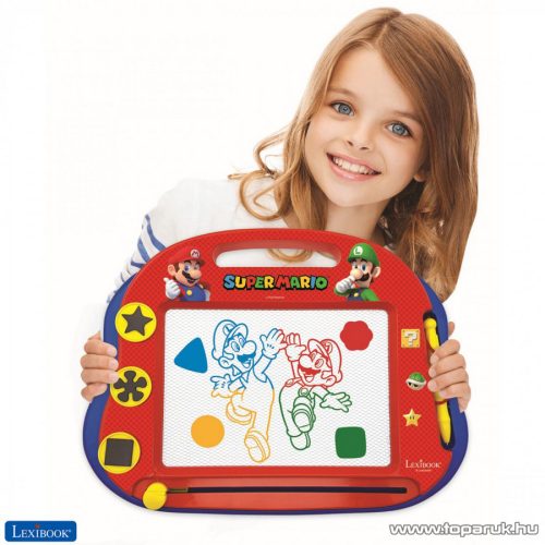 Lexibook Super Mario mágneses rajztábla kiegészítőkkel