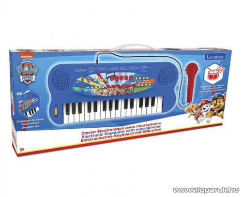 Lexibook Mancs Őrjárat elektromos zongora, szintetizátor mikrofonnal