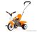 Polesie szülőkormányos tricikli, narancssárga (46369)