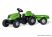 Rolly Toys Kid-X pedálos traktor utánfutóval, zöld (RO-012169)