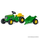   Rolly Toys Kid John Deere pedálos traktor utánfutóval (RO-012190)
