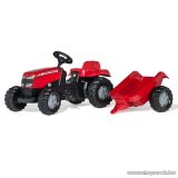   Rolly Toys Kid Massey Ferguson pedálos traktor utánfutóval (RO-012305)