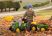 Rolly Toys Kid John Deere pedálos markolós traktor utánfutóval (RO-023110)