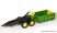 Rolly Toys Trailer John Deere duplatengelyes, billenthető konténer utánfutó (RO-125098)