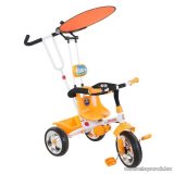   VegaToys Napernyős, szülőkormányos tricikli, narancssárga