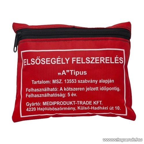 Elsősegély felszerelés "A" típusú (55898) - készlethiány