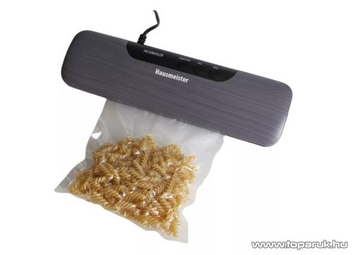 Hausmeister HM 6655A Vákuumfóliázó, vákuum csomagoló 10 db vákuumzacskóval és vákuumtömlővel