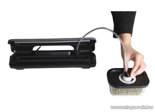 Hausmeister HM 6655A Vákuumfóliázó, vákuum csomagoló 10 db vákuumzacskóval és vákuumtömlővel