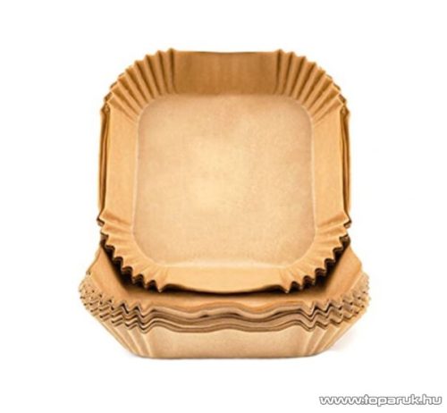 Hausmeister HM6935 Sütőpapír Air Fryer forrólevegős sütőkbe, szögletes, 50 db/csomag