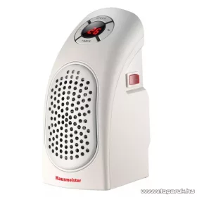   Hausmeister HM8163 Hordozható mini kerámia hősugárzó fűtőtest, fehér, 400 W