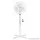 Hausmeister HM 8503 Álló ventilátor távirányítóval, 40 cm átmérő, fehér, 40 W
