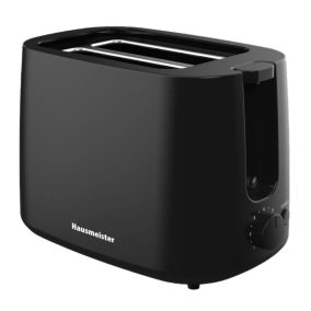   Hausmeister HM 6562B két szeletes kenyérpirító, fekete, 750 W