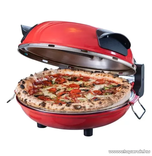 Hausmeister HM6149 Pizzakészítő, pizza sütő pizzakővel, 1200 W