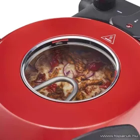   Hausmeister HM6149 Pizzakészítő, pizza sütő pizzakővel, 1200 W