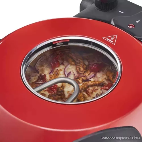 Hausmeister HM6149 Pizzakészítő, pizza sütő pizzakővel, 1200 W