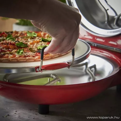 Hausmeister HM6149 Pizzakészítő, pizza sütő pizzakővel, 1200 W