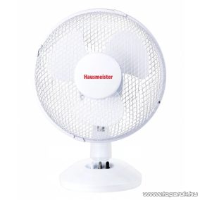   Hausmeister HM 8203 Asztali ventilátor, 25 cm átmérő, fehér, 20 W