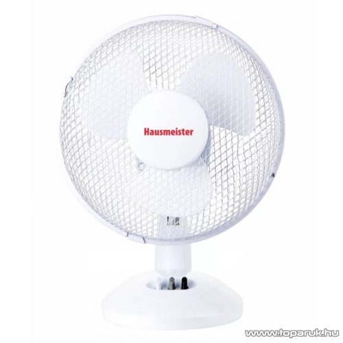Hausmeister HM 8203 Asztali ventilátor, 25 cm átmérő, fehér, 20 W