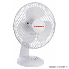   Hausmeister HM8303 Asztali ventilátor, 30 cm átmérő, fehér, 35 W