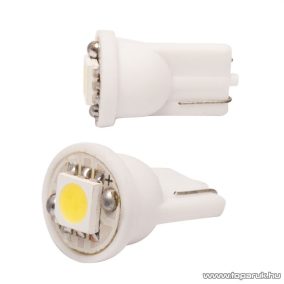   Carguard 1 SMD LED-es T10 izzó rendszám vagy belső tér világítás, fehér, 2 db / csomag (51000)