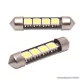 Carguard 4 SMD LED-es sofita izzó rendszám vagy belső tér világítás, fehér, 2 db / csomag (51016)