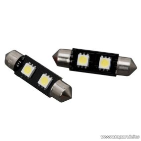   Carguard 2 SMD LED-es izzó rendszám vagy belső tér világítás, Sofita foglalat, 2W, DC12V, CAN-BUS, 2 db / csomag (51015)