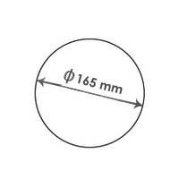 165 mm átmérő