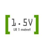 1,5V-os elem (LR 1 méret)