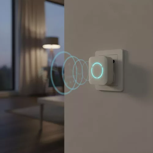 delight 55331WH Digitális KINETIC elem és vezeték nélküli csengő, fehér (hatótávolság: 150 m) 