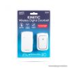 delight 55345WH Digitális KINETIC elem és vezeték nélküli csengő, fehér (hatótávolság: 100 m)