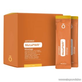   doTERRA MetaPWR Advantage Táplálékkiegészítő kollagénnel, növényi összetevőkkel, esszenciális olajokkal, vitaminokkal, cukorral és édesítőszerekkel