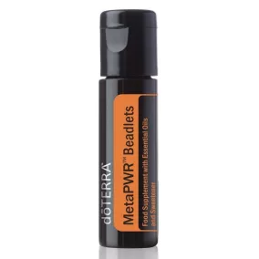   doTERRA MetaPWR esszenciális olaj gyöngyöcskék (Beadlets), táplálékkiegészítő esszenciális olajokkal és édesítőszerekkel