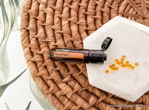doTERRA MetaPWR esszenciális olaj gyöngyöcskék (Beadlets), táplálékkiegészítő esszenciális olajokkal és édesítőszerekkel