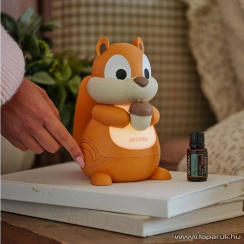 doTERRA Mókusos Ultrahangos illóolaj párologtató, aroma diffúzor, világító és zenélő funkcióval