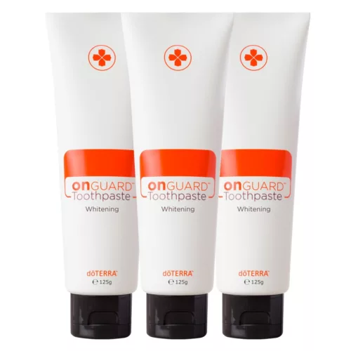 doTERRA On Guard ToothPaste Whitening, természetes fehérítő fogkrém, 3 x 125 g