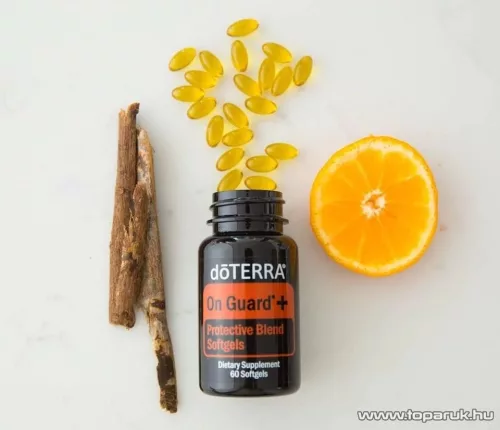 doTERRA On Guard lágyzselatin kapszula, táplálékkiegészítő narancs, szegfűszeg és fekete bors esszenciális olajokkal